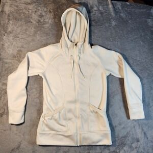 The North Face Hoodie Womens Medium White Mattea Full Zip Atleisure Gorpcore